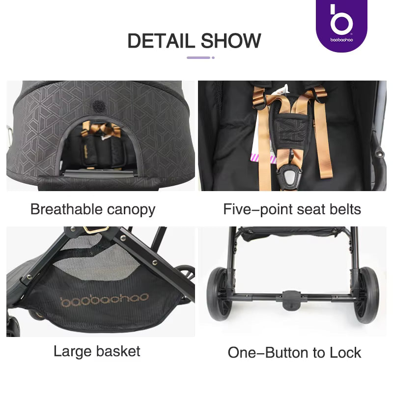 Premium Convertible Baby Stroller