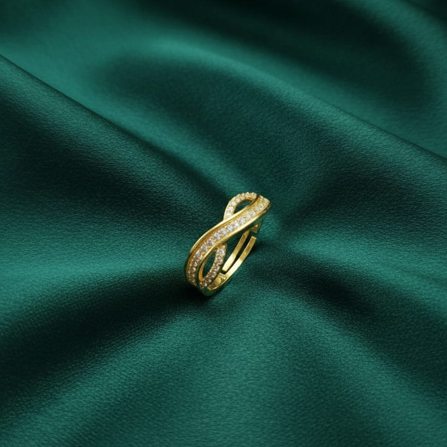 Infinity Sparkle Ring